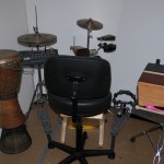My Percussion Kit as seen from the back